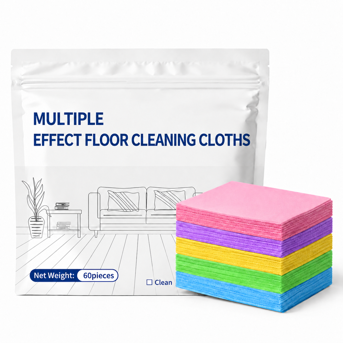 3-in-1 Floor Cleaning Tablets — Antibacterial · Deodorizing · Protecting